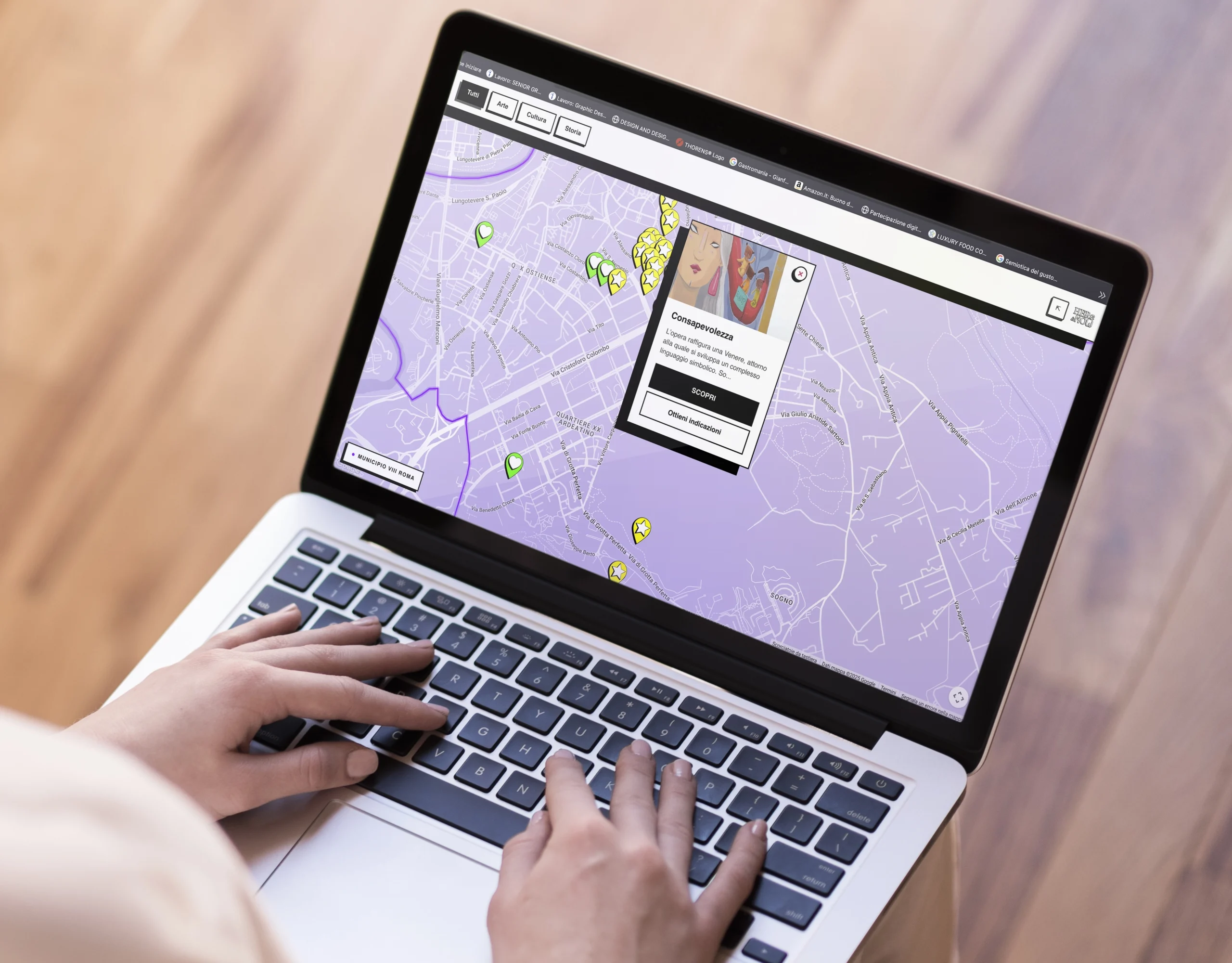 HERe&Now Mappa Interattiva